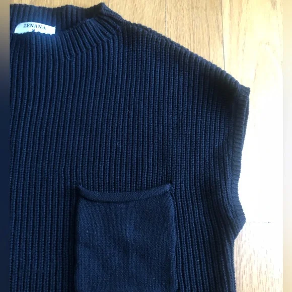 Senana black mock neck sweater - Picture 4 of 5